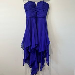 Le Château High/Low Strapless Dress, Size 10